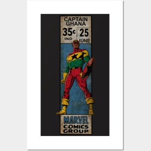 Captain Ghana corner box Posters and Art